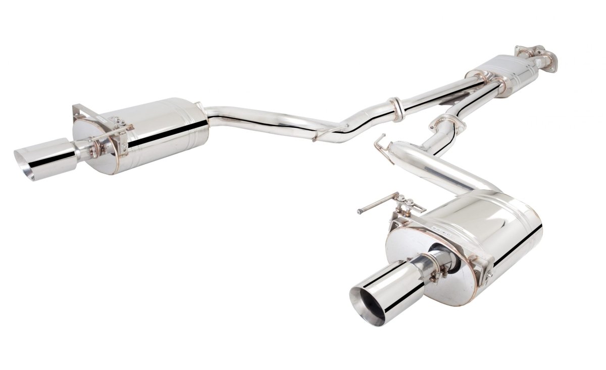 XForce - XForce Ford S550 Mustang Twin 2.5Inch Performance Cat Back Exhaust System (14 - 17) - Panda Motorworks