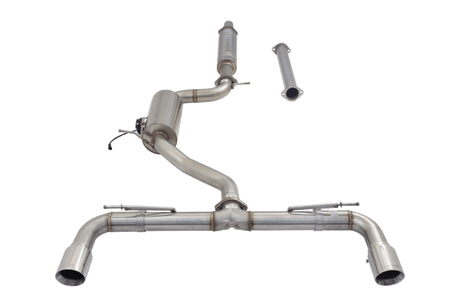 XForce - XForce VW Golf GTI MK 7 To 8 Cat Back Exhaust System With Varex Valved Muffler mk7 /mk7.5 (13 - 21) MK8 (21 - On) - Panda Motorworks