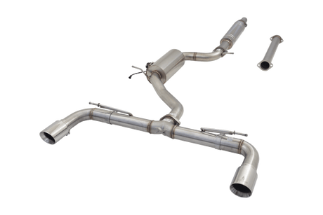XForce - XForce VW Golf GTI MK 7 To 8 Cat Back Exhaust System With Varex Valved Muffler mk7 /mk7.5 (13 - 21) MK8 (21 - On) - Panda Motorworks