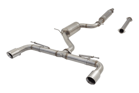 XForce - XForce VW Golf GTI MK7 to MK8 Cat Back Exhaust System mk7 /mk7.5 (13 - 21) MK8 (21 - On) - Panda Motorworks