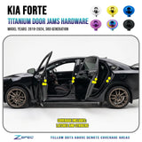 ZSPEC Titanium Door-Jams Fastener Kit for 2020-24 Kia Forte BD 1.6L