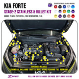 ZSPEC Stage-2 Fastener Kit for 2020-24 Kia Forte BD 1.6L, Stainless & Billet