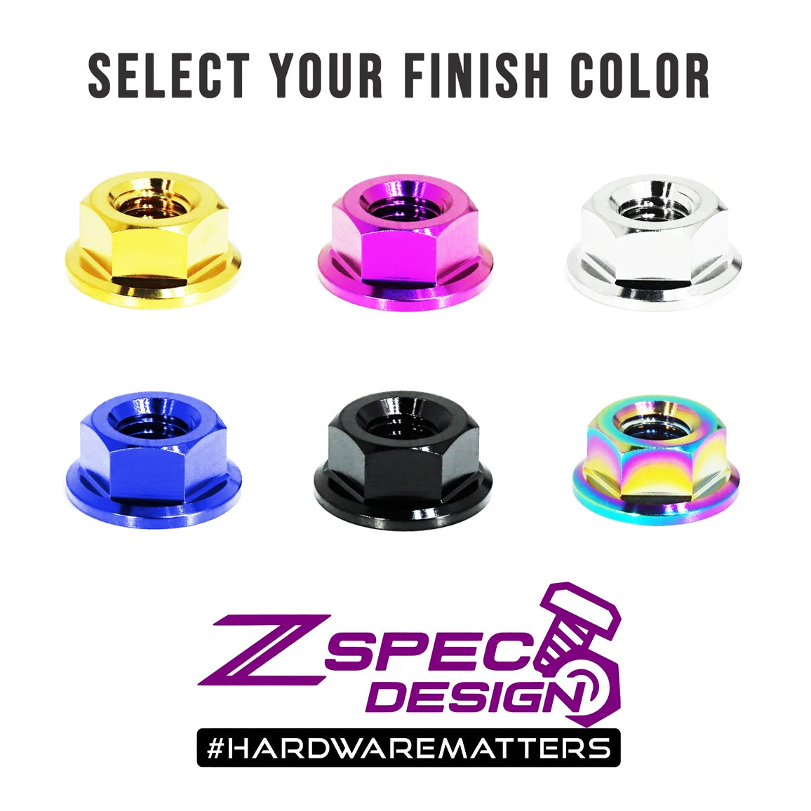 ZSPEC Front-Shocks Titanium Fastener Kit for 2019-24 Kia Forte GT