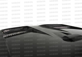 Seibon 08-09 Mitsubishi Lancer (CYA4/5A) DV Style Carbon Fiber Hood - Panda Motorworks - 1