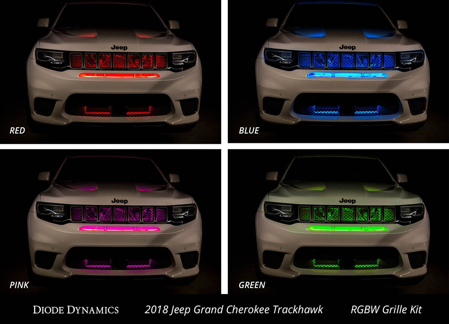 RGBW Multicolor Grille LED Kit
