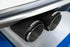 MBRP 15-18 Audi S3 SS 3in Quad Split Rear Exit w/ Carbon Fiber Tips - T304