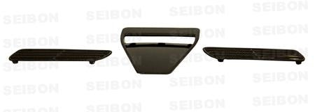 Seibon 08-09 Mitsubishi Evo X Carbon Fiber Hood Scoop - Panda Motorworks - 1