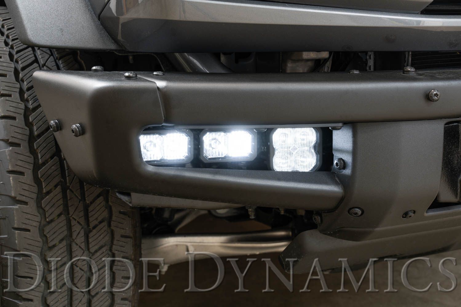 Diode Dynamics 2021 Ford Bronco (W/Steel Bumper) Fog Light Pocket Kit - Custom Selections- PRO White