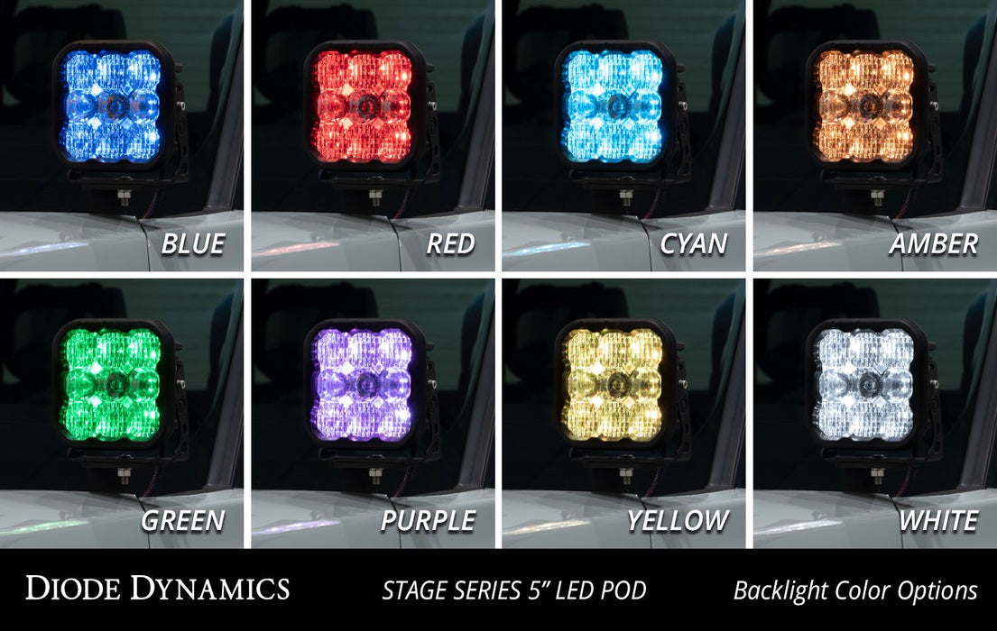 Diode Dynamics Stage Series Backlit Ditch Light Kit for 2022 Toyota Tundra