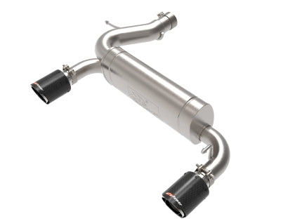 aFe Vulcan 3in 304 SS Axle-Back Exhaust 2021 Ford Bronco 2.3L/2.7L w/ Carbon Tips