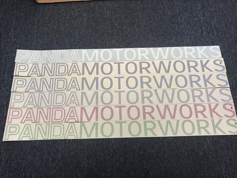 Panda Motorworks Windshield Banner