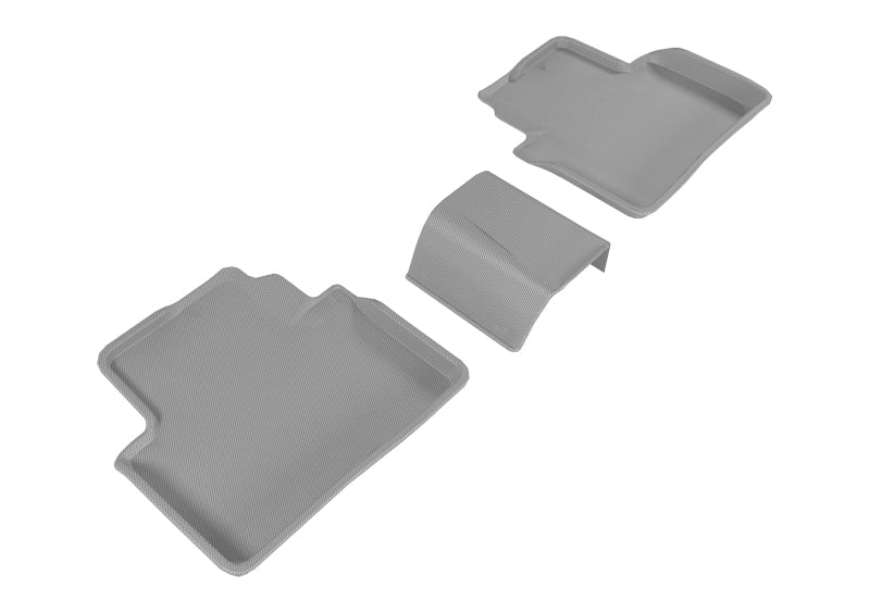 3D MAXpider - 3D MAXpider 2016 - 2020 Honda Civic Kagu 2nd Row Floormats - Gray