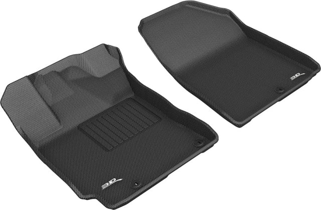 3D MAXpider - 3D MAXpider 2019 - 2020 Kia Forte Kagu 1st Row Floormat - Black