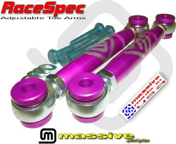Massive RaceSpec Adjustable Toe Arms - Panda Motorworks - 1