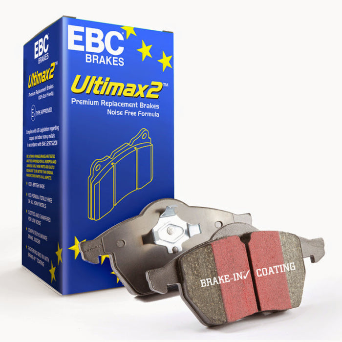 EBC 15+ Hyundai Sonata 1.6 Turbo (Elec Park Brake) Ultimax2 Rear Brake Pads