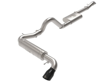 aFe Apollo GT 3in 409 SS Cat-Back Exhaust 2021 Ford Bronco 2.3L/2.7L w/ Black Tip