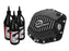 Pro Series Rear Differential Cover Black w/Machined Fins & Gear Oil