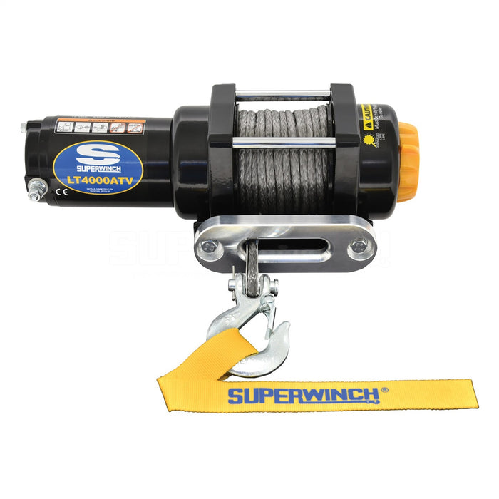 Superwinch 4000 LBS 12 VDC 3/16in x 50ft Synthetic Rope LT4000 Winch