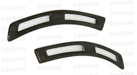 Seibon 08-10 Mitsubishi Evo X Carbon Fiber Fender Ducts - Panda Motorworks - 1