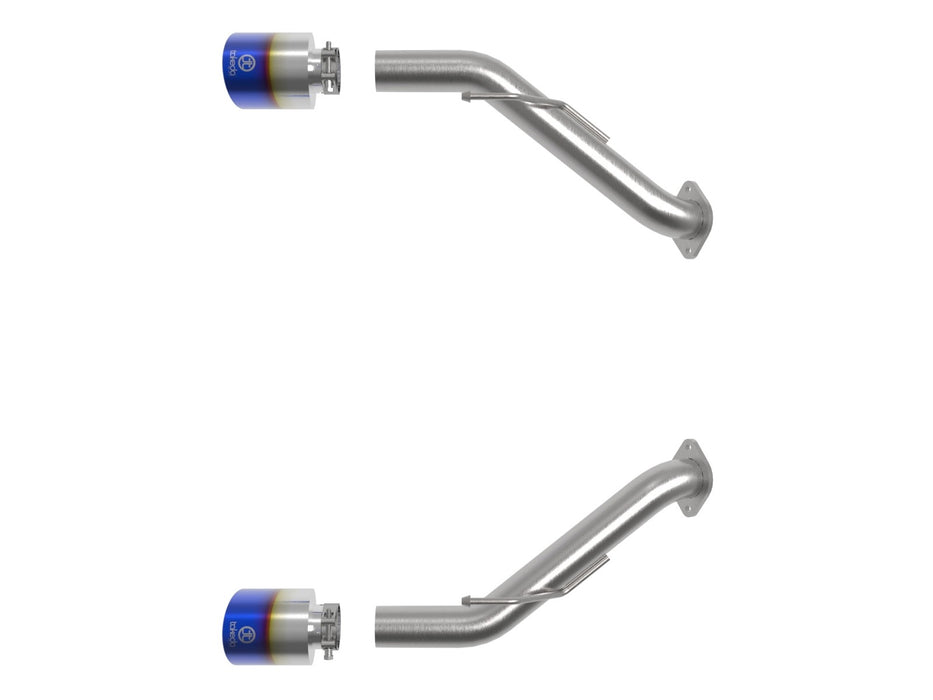 Takeda 2-1/2 IN 304 Stainless Steel Axle-Back Exhaust System