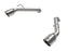 Takeda 2-1/2 IN 304 Stainless Steel Axle-Back Exhaust System