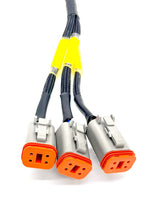 4X4 Truck LED'S - CrystaLux Triple Fog Light Wiring Harness, 6x DT 4 - Pin Connectors (Diode Dynamics) - Panda Motorworks