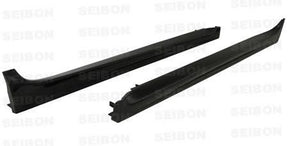 Seibon 08-09 Mitsubishi Evo X OEM-style Carbon Fiber Side Skirts - Panda Motorworks - 1