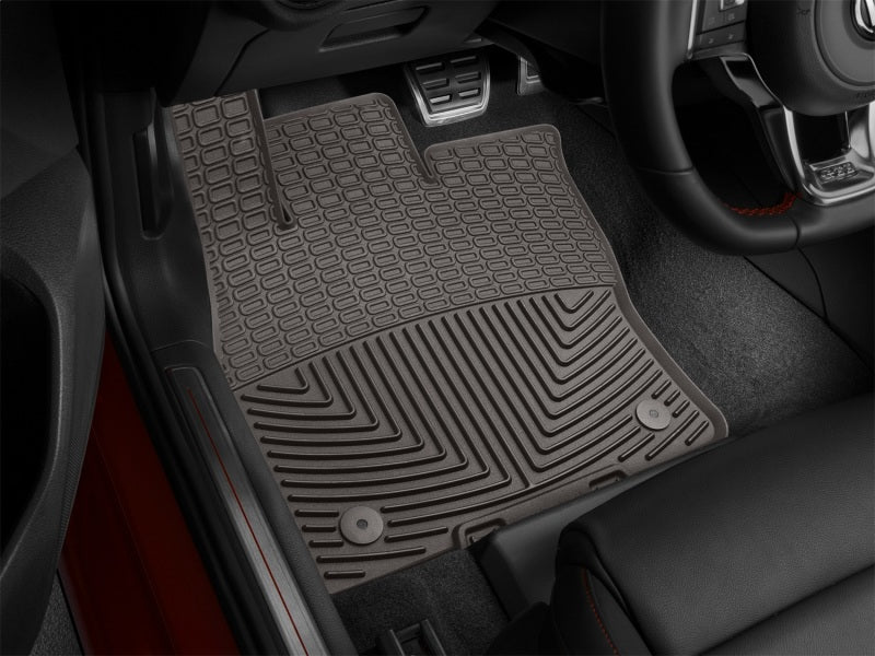 WeatherTech 2015+ Audi A3/S3 Front Rubber Mats - Cocoa