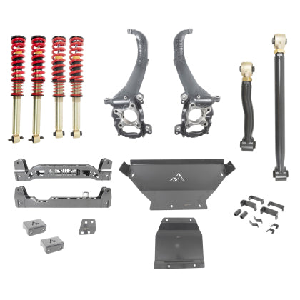 Beltech 4-7.5" Lift Kit Inc. Front and Rear Trail Performance Coilovers