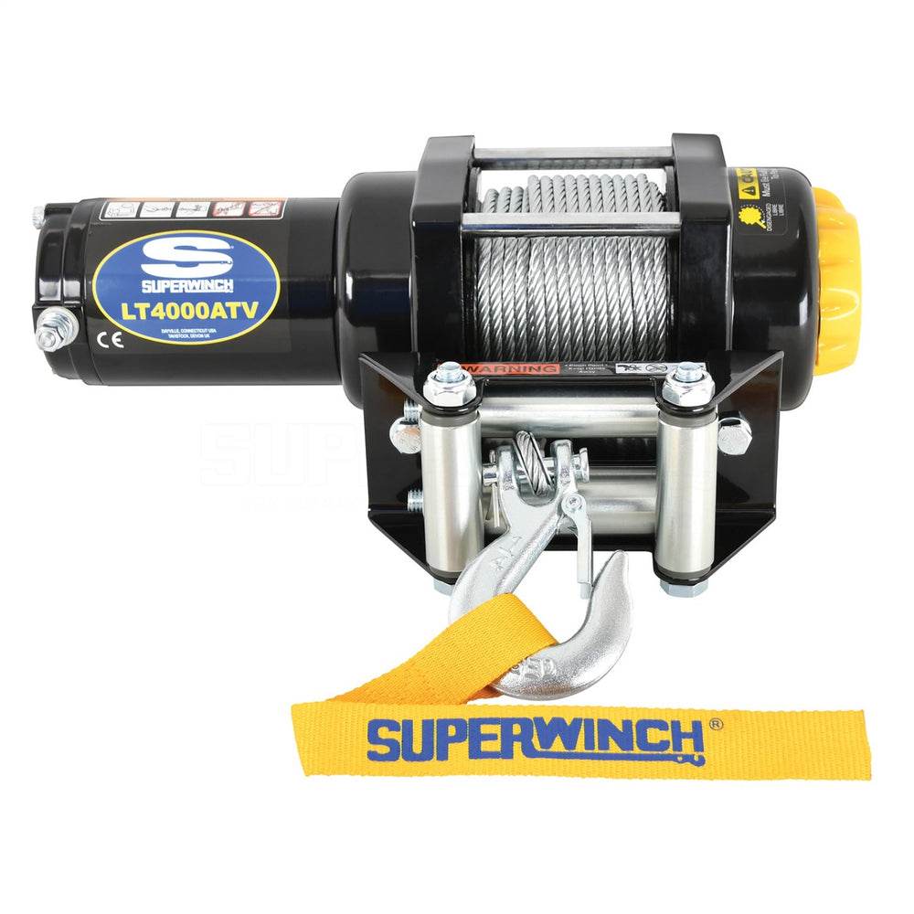 Superwinch 4000 LBS 12 VDC 3/16in x 50ft Steel Rope LT4000 Winch