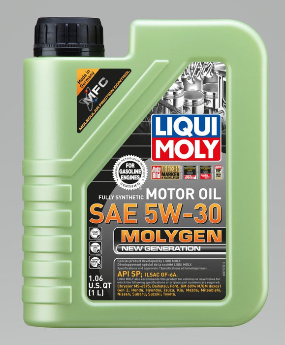 LIQUI MOLY 1L Molygen New Generation Motor Oil 5W30 - Case of 6