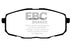EBC 09-12 Hyundai Elantra 2.0 Touring Yellowstuff Front Brake Pads