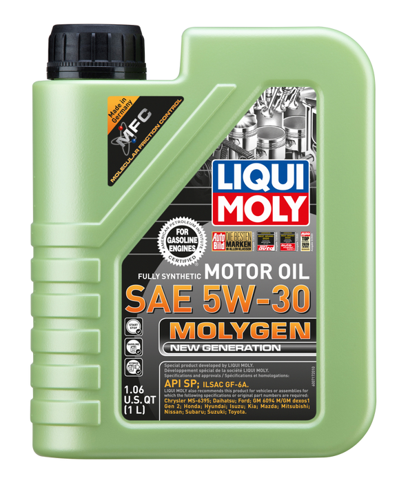 LIQUI MOLY 1L Molygen New Generation Motor Oil 5W30 - Case of 6