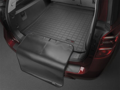 WeatherTech 2021+ Ford Bronco Sport (Mini Spare Tire/Behind 2nd Row) Cargo Liners w/Protector -Black