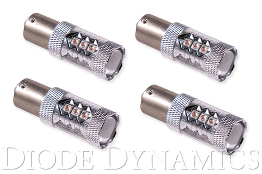 1156 XP80 LED Bulb Red Four Diode Dynamics
