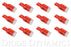 194 LED Bulb HP3 LED Red Set of 12 Diode Dynamics