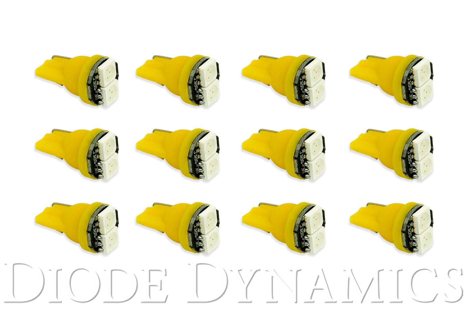194 LED Bulb SMD2 LED Amber Set of 12 Diode Dynamics