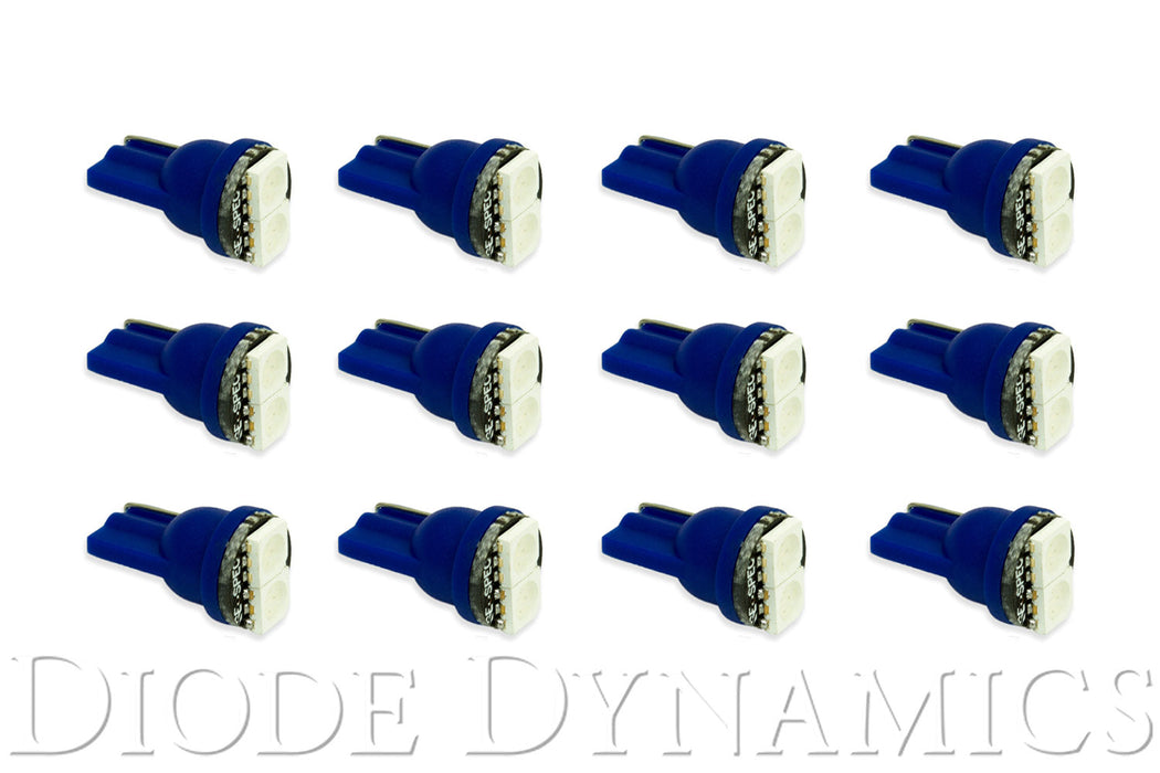 194 LED Bulb SMD2 LED Blue Set of 12 Diode Dynamics