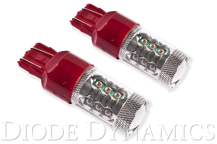 7443 LED Bulb XP80 LED Red Pair Diode Dynamics
