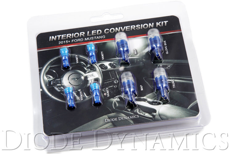 Mustang Interior Light Kit 15-17 Mustang Stage 1 Blue Diode Dynamics