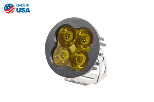 Worklight SS3 Pro Yellow Spot Round Single Diode Dynamics