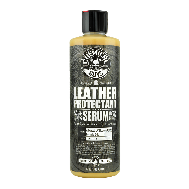 Chemical Guys Leather Serum Natural Look Conditioner & Protective Coat —  Panda Motorworks