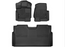 F150 CREW X-ACT CONTOUR SERIES BLACK FRONT & 2ND ROW FLOOR LINERS