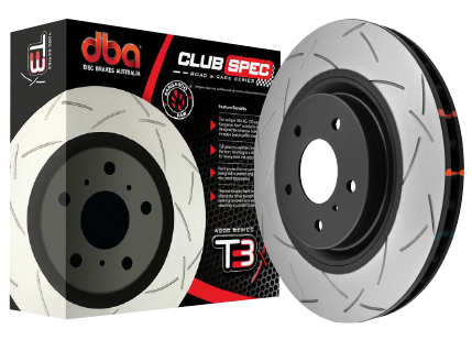 DBA Ford Focus RS Slotted 4000 Series Rotors