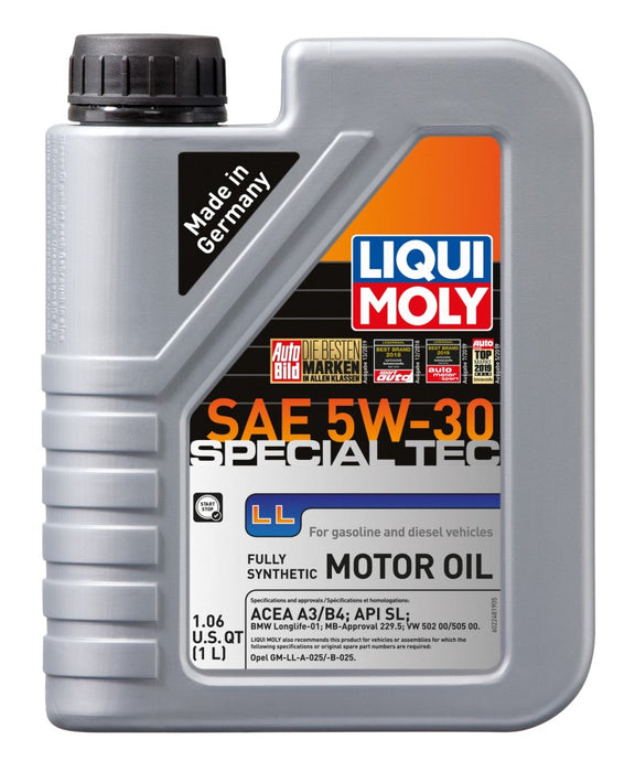 LIQUI MOLY 1L Special Tec LL Motor Oil 5W30 - Case of 6