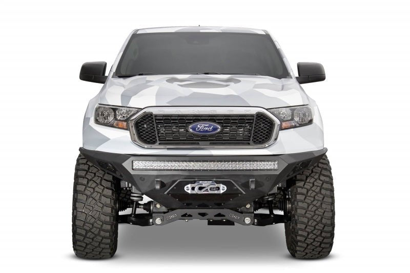 ADDICTIVE DESERT DESIGNS - Addictive Desert Designs 19 - 20 Ford Ranger Stealth Fighter Front Bumper W/ SENSOR CUTOUTS
