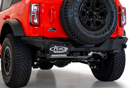 ADDICTIVE DESERT DESIGNS - ADDICTIVE DESERT DESIGNS 2021 - UP FORD BRONCO ROCK FIGHTER REAR BUMPER - Panda Motorworks