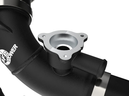 AFE - aFe 2022 Toyota Tundra V6 - 3.5L (tt) BladeRunner 2.5in Aluminum Hot Charge Pipe - Black - Panda Motorworks