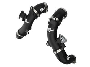 AFE - aFe 2022 Toyota Tundra V6 - 3.5L (tt) BladeRunner 2.5in Aluminum Hot Charge Pipe - Black - Panda Motorworks