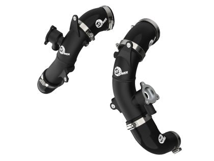 AFE - aFe 2022 Toyota Tundra V6 - 3.5L (tt) BladeRunner 2.5in Aluminum Hot Charge Pipe - Black - Panda Motorworks